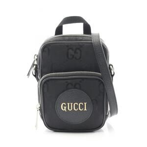 GUCCI Black Leather Shoulder Bag